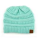 Mint C.C® Women Messy Bun Ponytail Beanie Hats