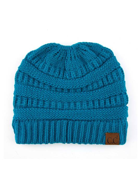 C.C® Women Messy Bun Ponytail Beanie Hats