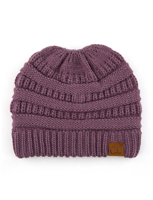 C.C® Women Messy Bun Ponytail Beanie Hats