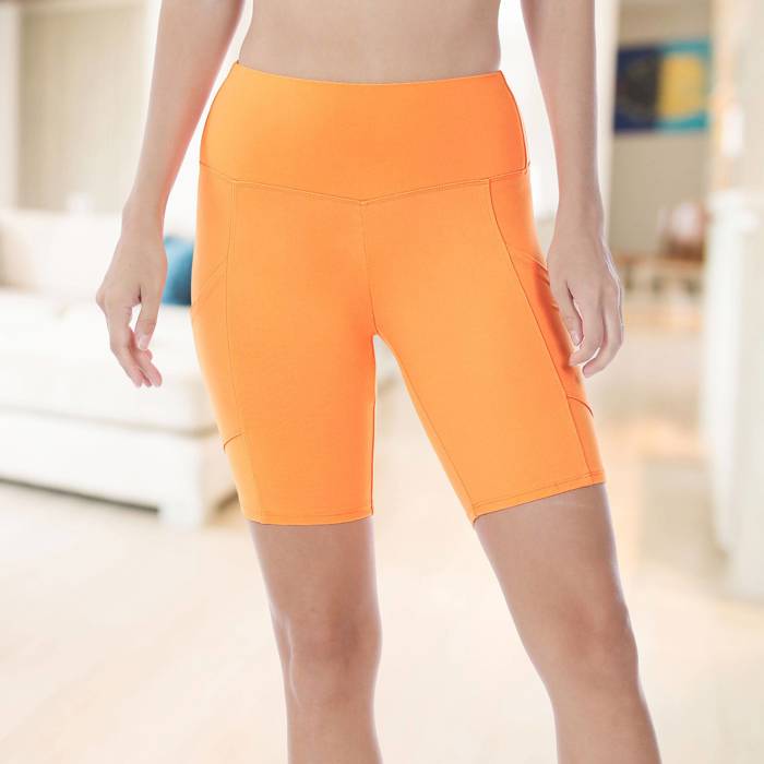 Tummy Control Biker Short Leggings | Cell Phone Pocket (Zenana)