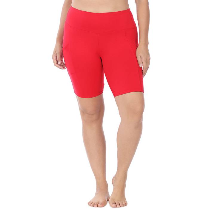Tummy Control Biker Short Leggings | Cell Phone Pocket (Zenana)