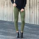 Olive - S/M (Pant Size 0-3) Moto Jeggings | ( Truly Contagious/ New Mix )