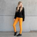 S/M - Mustard High Rise Ponte Pant (New Mix)