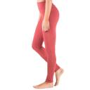 Marsala - One Size (Pant Size: 0-8) Flat Waist Soft Leggings