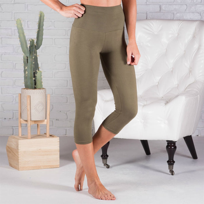 Super Soft 5" Waist Leggings | Tummy Control Capri (- New Mix)