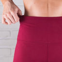 Capri 27" Burgundy - Pant Size 9-15 Super Soft 5" Waist Leggings | Tummy Control Capri (- New Mix)