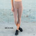 Capri 27" Mocha - Pant Size 9-15 Super Soft 5" Waist Leggings | Tummy Control Capri (- New Mix)