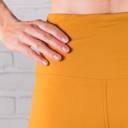 Capri 27" Mustard - Pant Size 9-15 Super Soft 5" Waist Leggings | Tummy Control Capri (- New Mix)