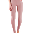 Mauve - Pant Size 0-8 S-M Ultra Soft 5" Waist Tummy Control Leggings