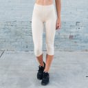 Khaki - Pant Size: 0-11 Buttery Soft Lu Ultra Soft Capri Leggings