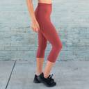 Marsala - Pant Size: 0-11 Buttery Soft Lu Ultra Soft Capri Leggings