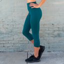 Teal - Pant Size: 0-11 Buttery Soft Lu Ultra Soft Capri Leggings