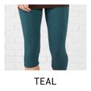 Teal - Curvy Pant Size: 9-15 Buttery Soft Lu Ultra Soft Long Leggings