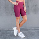 Mauve - S/M Fits Pant Size 0-6 Cellulite Hiding High Waist Biker Shorts