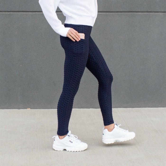 Cellulite Hiding Leggings with Cell Phone Pocket