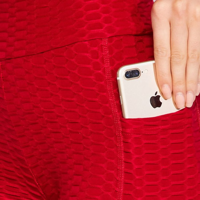 Cellulite Hiding Leggings with Cell Phone Pocket