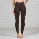 Coffee | Pant Size 0-13 Tummy Control Fleece Lined Leggings Two Sizes Curvy Added
