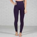 Dark Purple | Pant Size 0-13 Tummy Control Fleece Lined Leggings Two Sizes Curvy Added