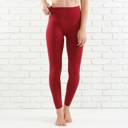 Dark Red | Pant Size 11-17 Tummy Control Fleece Lined Leggings Two Sizes Curvy Added