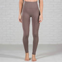 Mocha | Pant Size 11-17 Tummy Control Fleece Lined Leggings Two Sizes Curvy Added