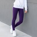 Pant Size 0-13 - Dark Purple Double Fleece Lined Leggings -Extra Comfy