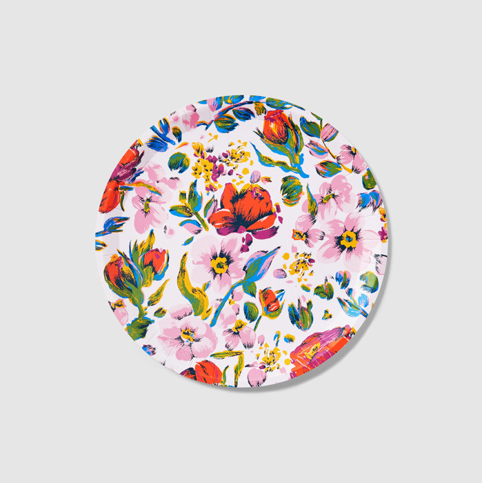Vera Bradley + Coterie Sea Air Floral Large Plates (10 per pack)
