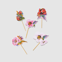  Vera Bradley + Coterie Sea Air Floral Mini Toppers (10 per pack)