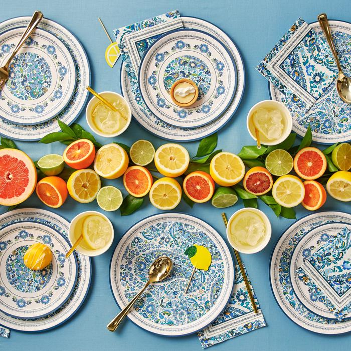Vera Bradley + Coterie Dreamer Paisley Tableware Set