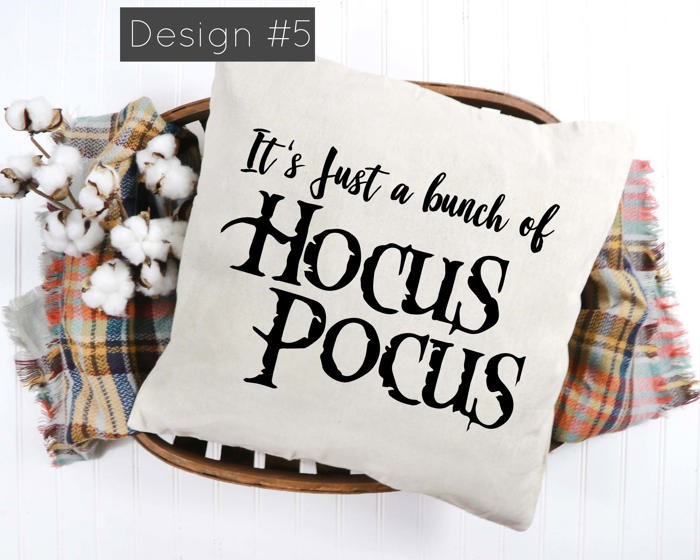 Hocus Pocus 18x18 Pillow cover