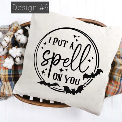I put a spell on you! 18x18 Pillow cover