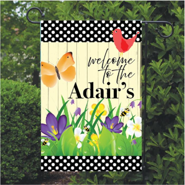 Custom Yard/ Garden flag 12x18"