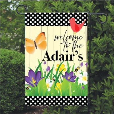 Custom Yard/ Garden flag 12x18"