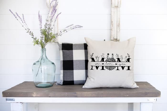 Mom Pillow Cover