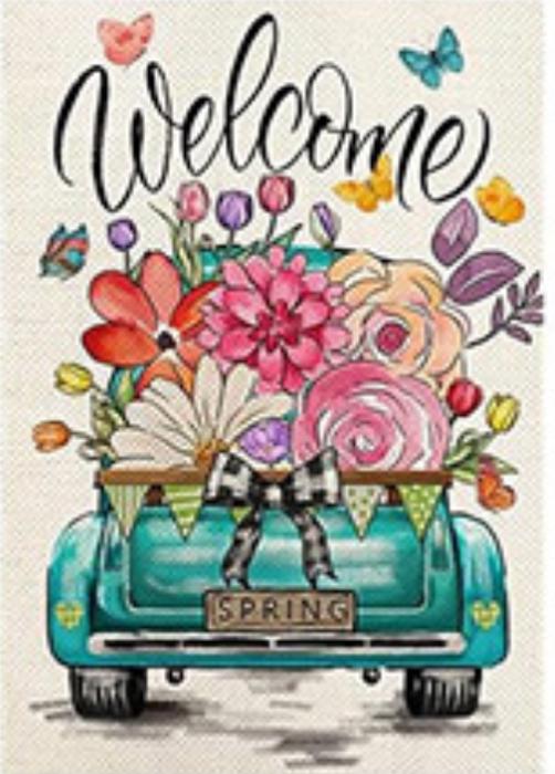 Garden Flags Truck Series (Spring)