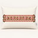 Candy Cane & Peppermint Lumbar Pillow Cover — 12x20