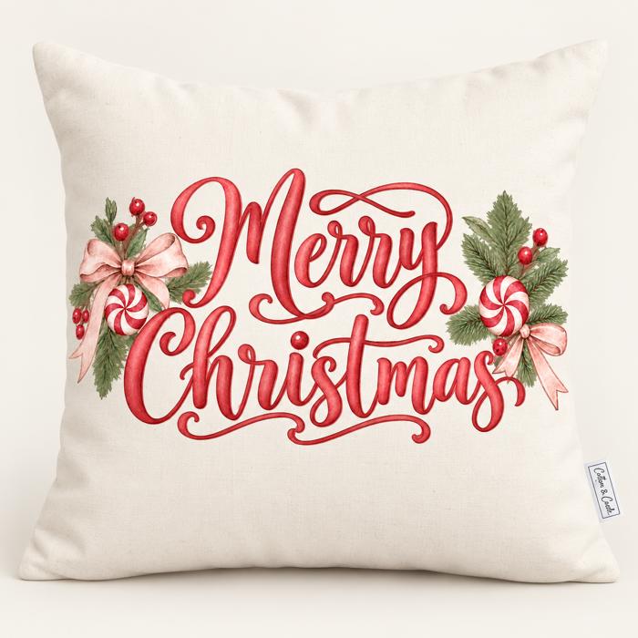 Gingerbread Christmas Three-Piece Pillow Cover Set