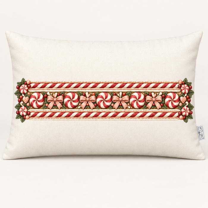 Gingerbread Christmas Three-Piece Pillow Cover Set