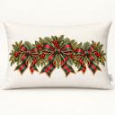 Noel Tartan Ribbon Two-Piece Pillow Cover Set