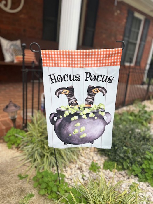 Hocus Pocus Garden Flag 12x18 inch