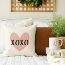  XOXO Throw Farmhouse Pillow Cover 18x18