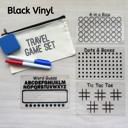  Reusable Travel Game Set for Kids | 4 Game Boards with Dry Erase Markers