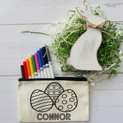 Personalized Easter Gift for Kids | Color Your Own Bag Kit