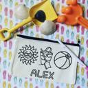  Personalized Summer Gift for Kids | Color Your Own Bag Kit with Markers
