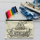  Personalized Cruise Vacation Gift | Color-Your-Own Bag with Markers