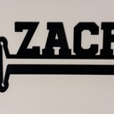 Black Custom Wood Sword Name Sign | Personalized Boys Room and Game Room Wall Decor | Laser Cut Name Plaque | Gift for Kids and Teens