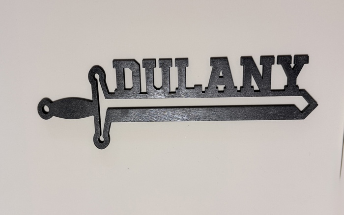 Custom Wood Sword Name Sign | Personalized Boys Room and Game Room Wall Decor | Laser Cut Name Plaque | Gift for Kids and Teens