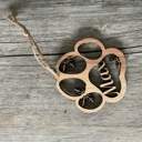 Dog Paw DOG PAW Personalized Pet Paw Ornament | Custom Dog and Cat Name Christmas Ornament | Angel Wings Pet Memorial Keepsake | Pet Loss Gift