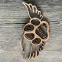 Dog Wings DOG PAW WINGS Personalized Pet Paw Ornament | Custom Dog and Cat Name Christmas Ornament | Angel Wings Pet Memorial Keepsake | Pet Loss Gift