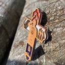  Wooden 82nd Airborne Cross | Laser Cut Hand Painted Wall Decor | Paratrooper and Army Veteran Gift | Faith Keepsake