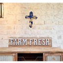  Wooden Airman Cross | Laser Cut Hand Painted Wall Decor | Air Force Veteran, Mom and Wife Gift | Faith Keepsake